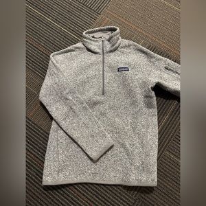 Grey in brand new condition Patagonia half zip